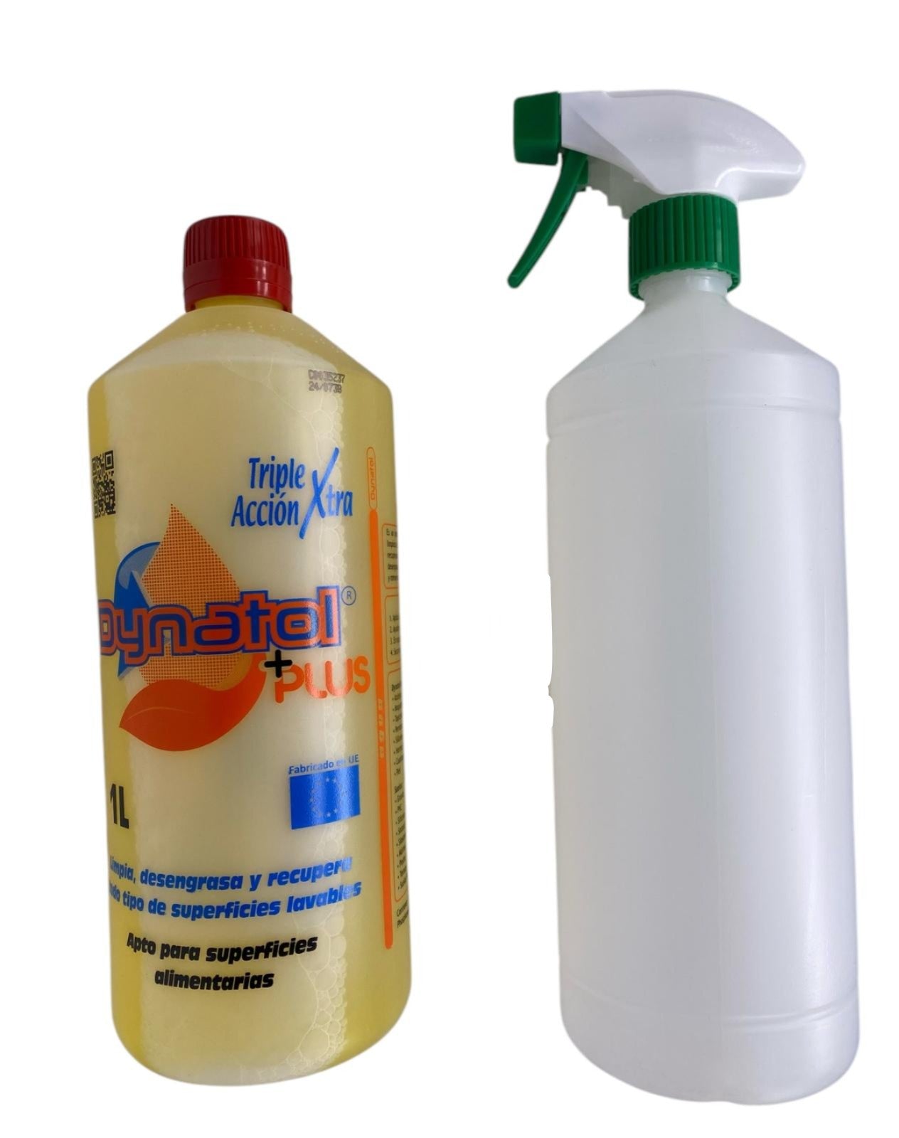 DYNATOL PLUS 1L + PULVERIZADOR LIMPIA SUELOS,ROPA,DESENGRASANTE,AUTOMOCION 24H