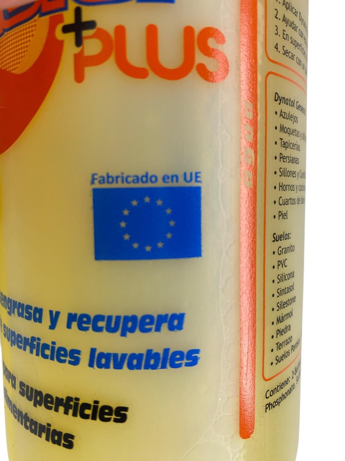 DYNATOL PLUS 1L + PULVERIZADOR LIMPIA SUELOS,ROPA,DESENGRASANTE,AUTOMOCION 24H
